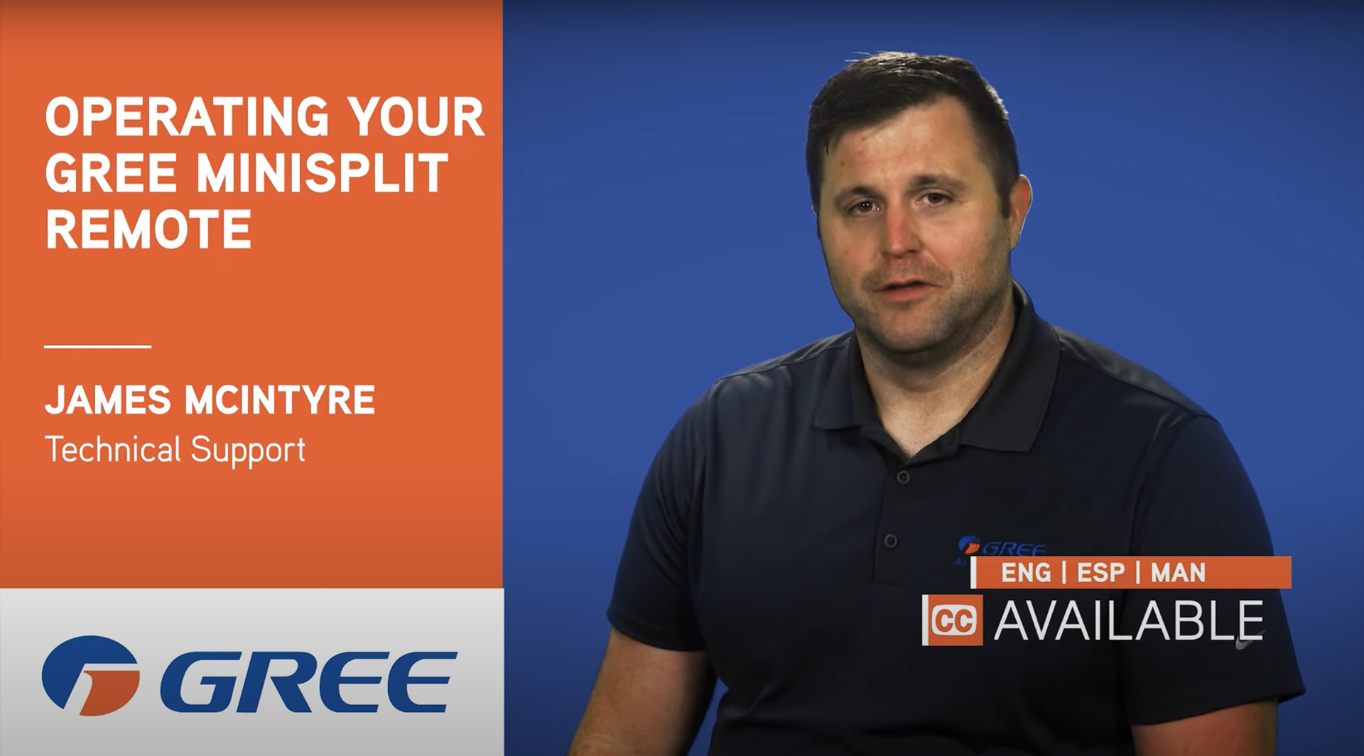 Operating Your Gree Mini Split Remote